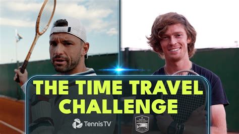 Tennis Pros Grigor Dimitrov Andrey Rublev Play With Vintage Rackets