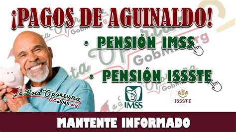 Aqu Esta La Fecha Pago Del Aguinaldo De La Pensi N Imss E