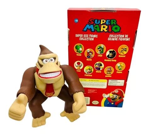 Boneco Donkey Kong Super Mario Bros Grande Kart Cole O Venda Em