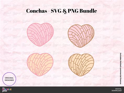 Conchas Svg Png Bundle Concha Svg Cafecito Y Chisme Svg Clipart