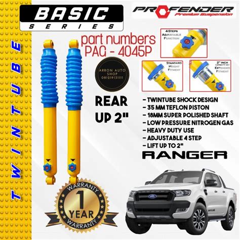 Jual Shock Absorber Ford Ranger T6 Profender Adjustable Belakang 2012