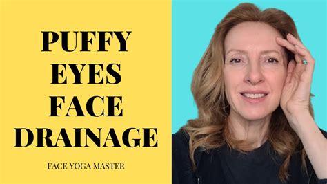 Facial Lymphatic Drainage Massage Face Puffy Eyes Youtube