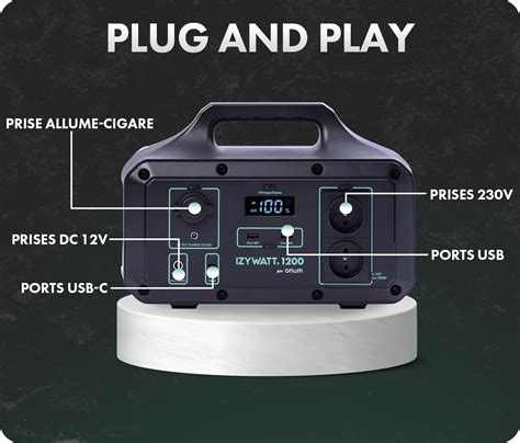 Station électrique Portable Izywatt 1200 Orium