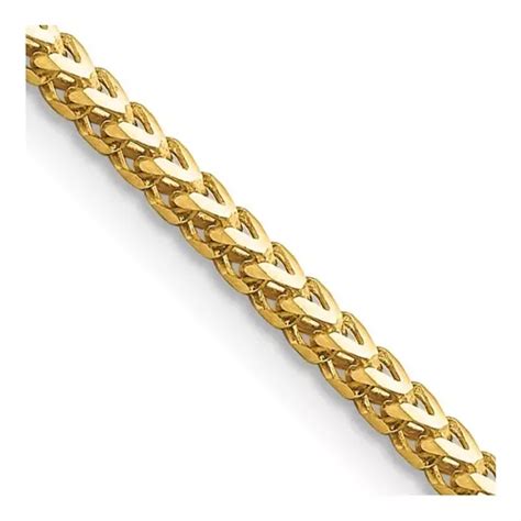 Cadena Estilo Franco Oro Laminado 18k 5mm X 60cm Cuotas Sin Interés