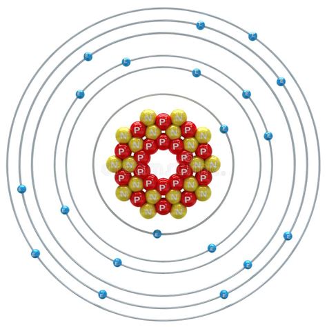 Calcium Atom On A White Background Stock Illustration - Image: 51974420