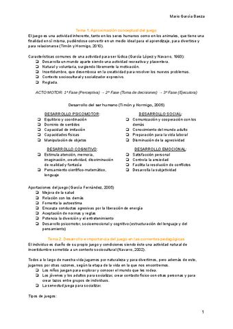 Apuntes Juegos Pdf