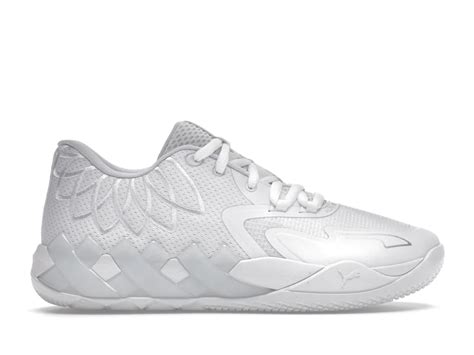 Puma LaMelo Ball MB.01 White Silver Men's - 376941-04 - US