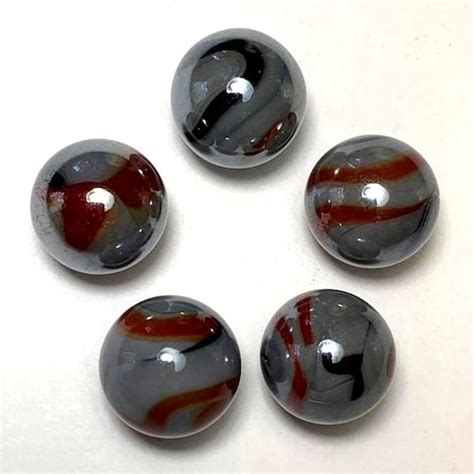 16mm Ocean 58th Glass Marble Players Pack Of 5 Etsy