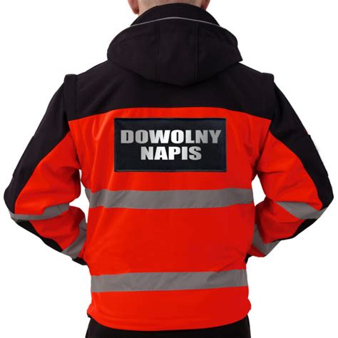 Dowolny Nadruk Prm Logo Odblaskowe Kurtka Softshell Flarex M Ska