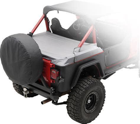 Rampage Products Tonneau Cover For 87 91 Jeep Wrangler Yj Quadratec