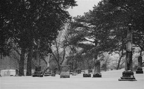 Thumbs Pro Snowfall At The Cemetery GarettPhotography