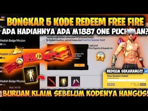 Kode Redeem Free Fire Terbaru Hari Ini Juni Klaim Sg Gratis