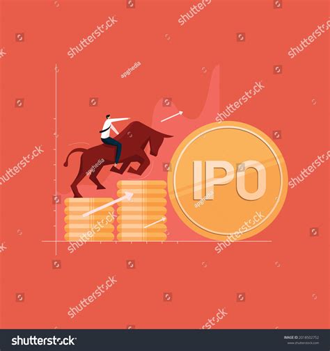 Businessman Initial Public Offering Ipo Concept Stock Vector Royalty