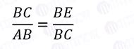 The relationship of height and leg. Formula of the leg | MATHVOX