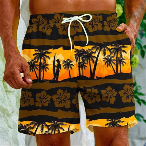 Hvyesh Plus Size Clearance Men S Plus Size Swim Trunks Summer