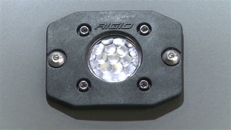 Rigid Ignite Flush Mount Diffusion Reverse Work Lights Youtube