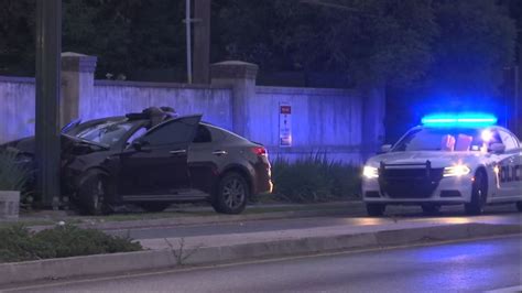 Suspects On The Run After Chase Ended In Crash Along Government Street One Person In Custody