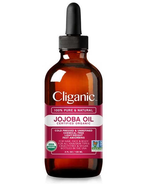 100 Pure Organic Jojoba Oil For Hair And Skin Cliganic