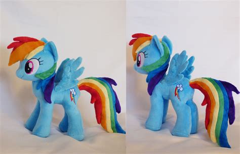 Rainbow Dash Small Plushie By Epicrainbowcrafts On Deviantart