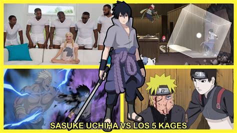 Te Resumo La Batalla De Sasuke Vs Los 5 Kages Naruto Shippuden