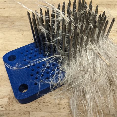 Wool Hackle Kit 3d Printed With Nails Included Etsy