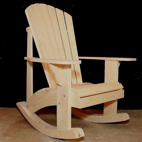 Adirondack Rocking Chair Plans DWG Files For CNC Machines In 2020