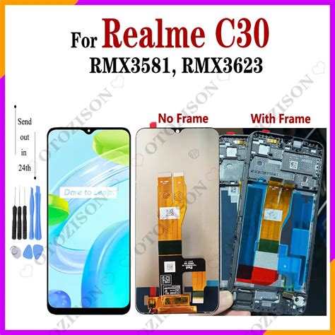 6.5" Rmx3581 Rmx3623 Lcd With Frame For Oppo Realme C30 Display Screen ...