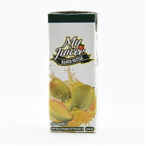 My Juicee Nectar Mango 180ml Glomark Lk