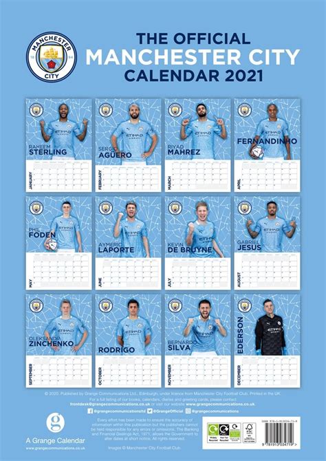 Calendrier Manchester City 2024 Ginni Justine