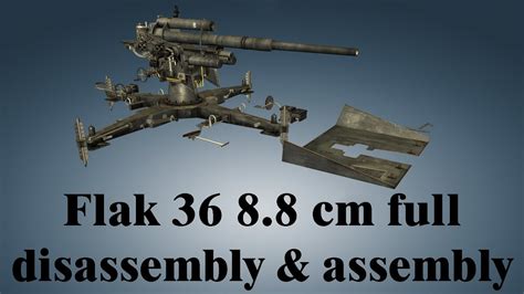 Flak Cm Full Disassembly Assembly Youtube