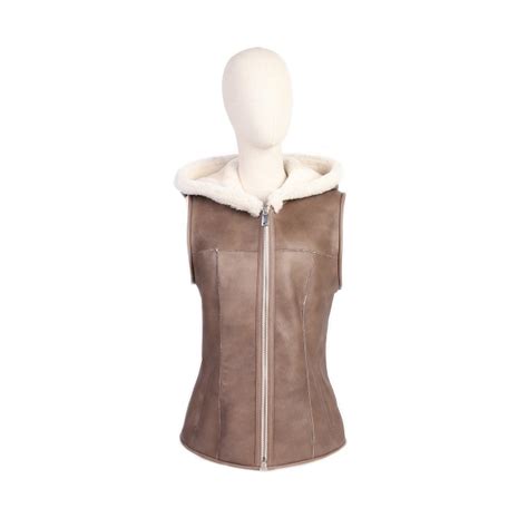 Gilet Fourrure Agneau Mouton Toscane