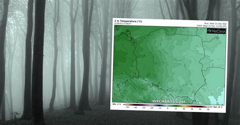 Prognoza pogody na środę 15 grudnia Będzie pochmurno i mglisto ale