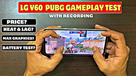 Lg V Thinq Pubg Test Gameplay With Recording Heat Lag Test Gyro