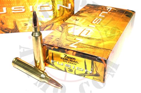 7mm Rem Mag 175 Grain Sbt Federal Fusion 20 Rounds