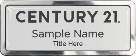 Century 21 New Logo Prestige Polished Badge 3200 Nicebadge™