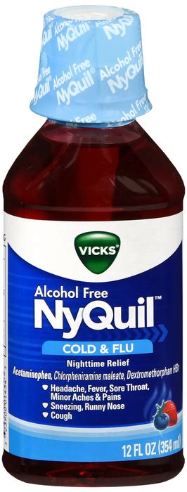 Nyquil Original Alcohol Free 12 Oz Case Of 12