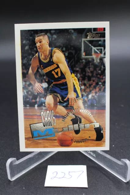 Topps Chris Mullin Golden State Warriors Eur Picclick Fr