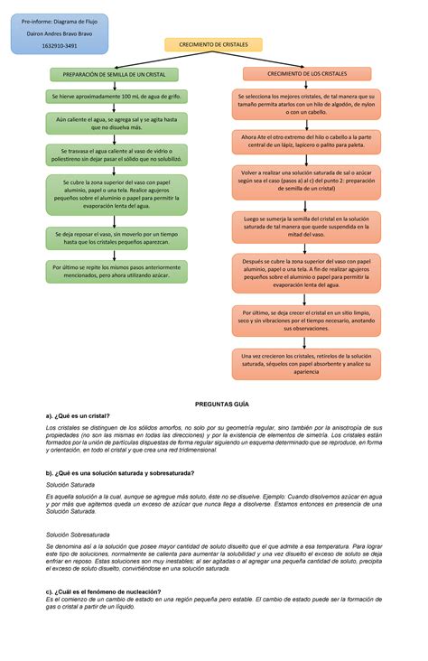 Pre Informe Diagrama De Flujo Practica Preguntas Gu A A Qu Es