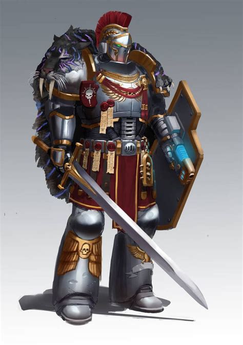 Commission Space Marine By L3monjuic3 Space Marine Warhammer 40k