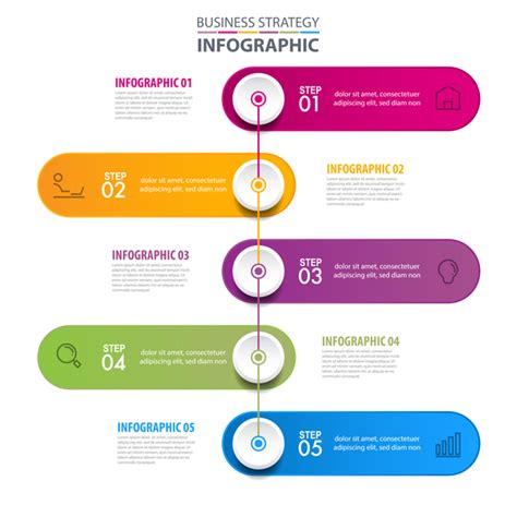 Business Strategy Infographic Template Vector 15 Free Download