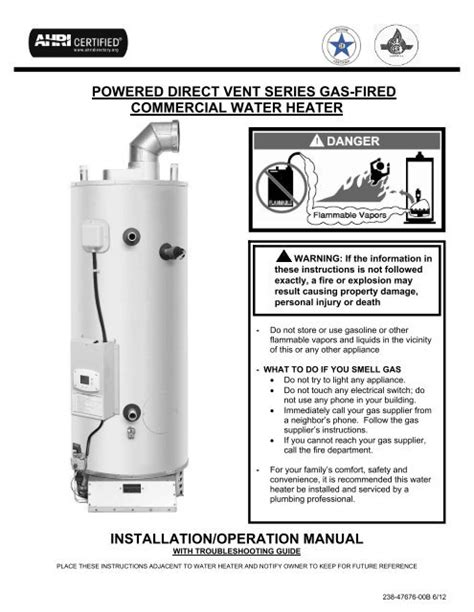 Relight Pilot Light Bradford White Water Heater Shelly Lighting