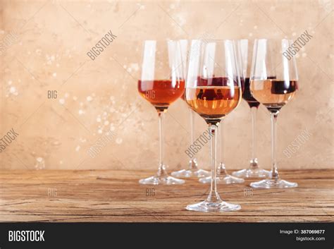 Rose Wine Glasses Image & Photo (Free Trial) | Bigstock