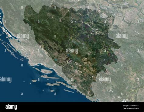 Bosnia And Herzegovina Aerial Map Hi Res Stock Photography And Images