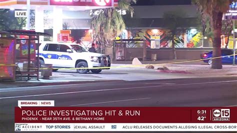 Woman Injured In Hit And Run Crash Near Th Avenue And Bethany Home