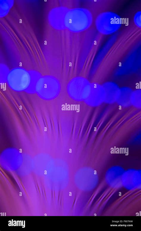 Colorful Abstract Image Of Fiber Optic Lights Stock Photo Alamy