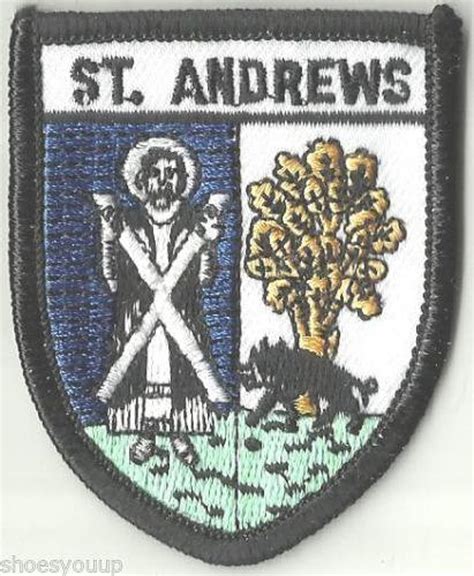 St Andrews Scotland Crest Flag World Embroidered Patch Badge - Etsy