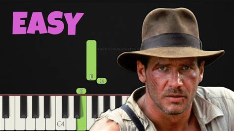 Indiana Jones Theme Song│easy Piano Tutorial│right Hand 🤚 Youtube