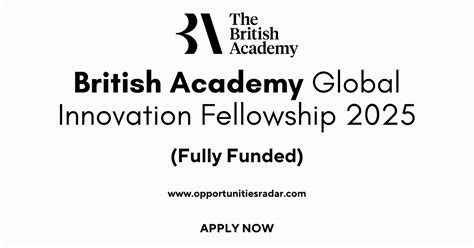 British Academy Global Innovation Fellowship