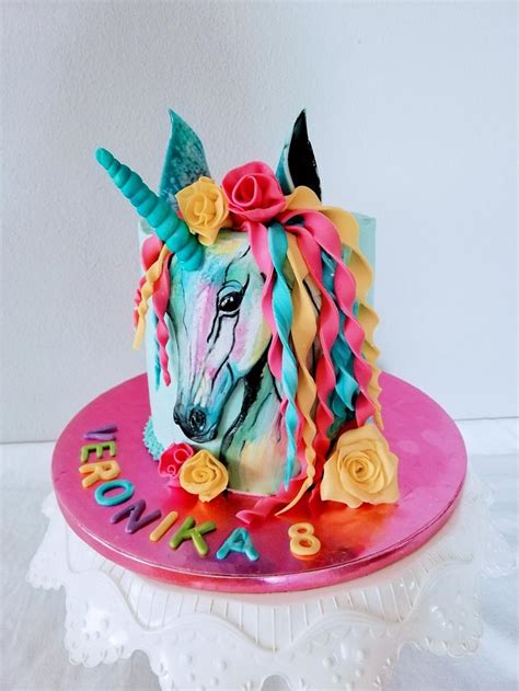 Unicorn Decorated Cake By Alenascakes Cakesdecor