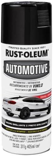 Pintura Aerosol Automotive Recubrimiento Vinilo Removible Negro